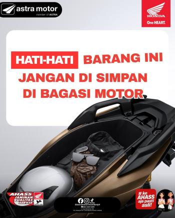 Bahaya Tersembunyi di Balik Bagasi Motor, Astra Motor Imam Bonjol Ingatkan Pengendara Lebih Selektif